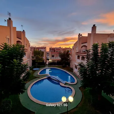 With Pool & Balcony Less Than 10min Walk To Playa Del Cura Apartman
